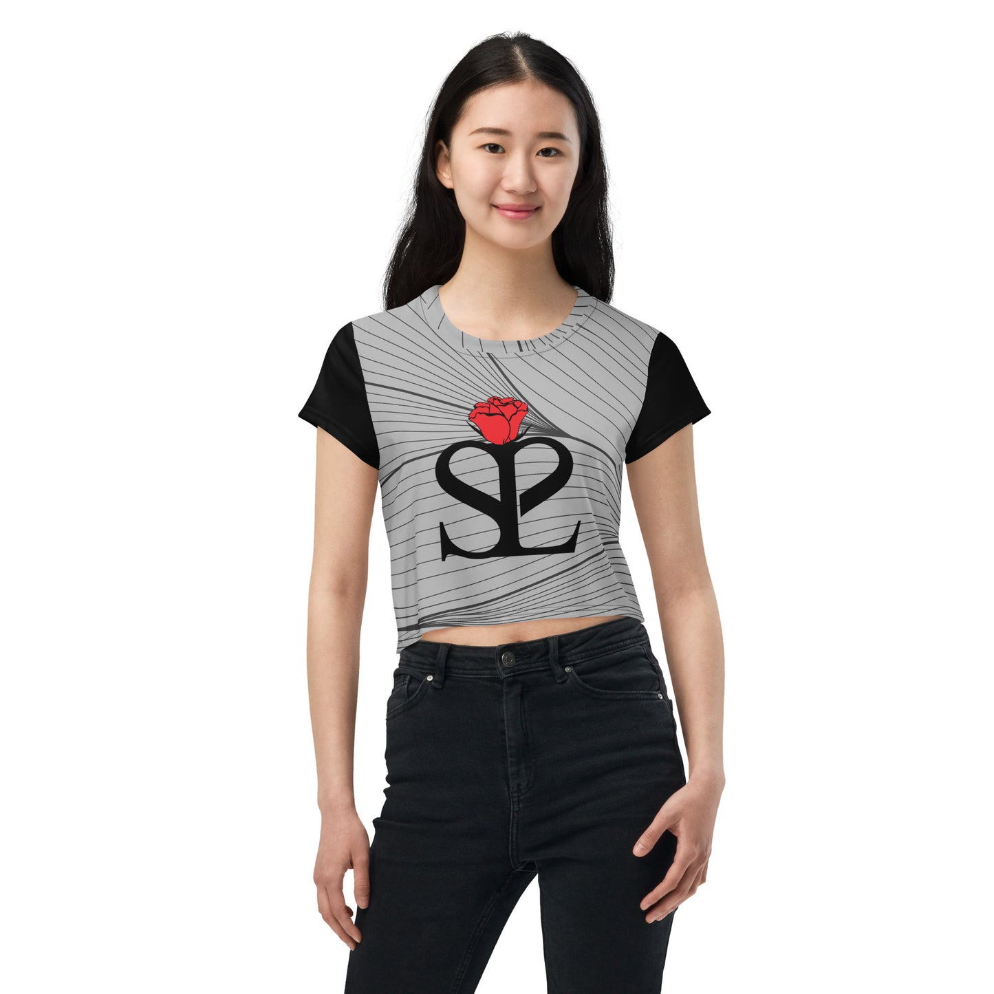 SL All-Over Print Crop Tee