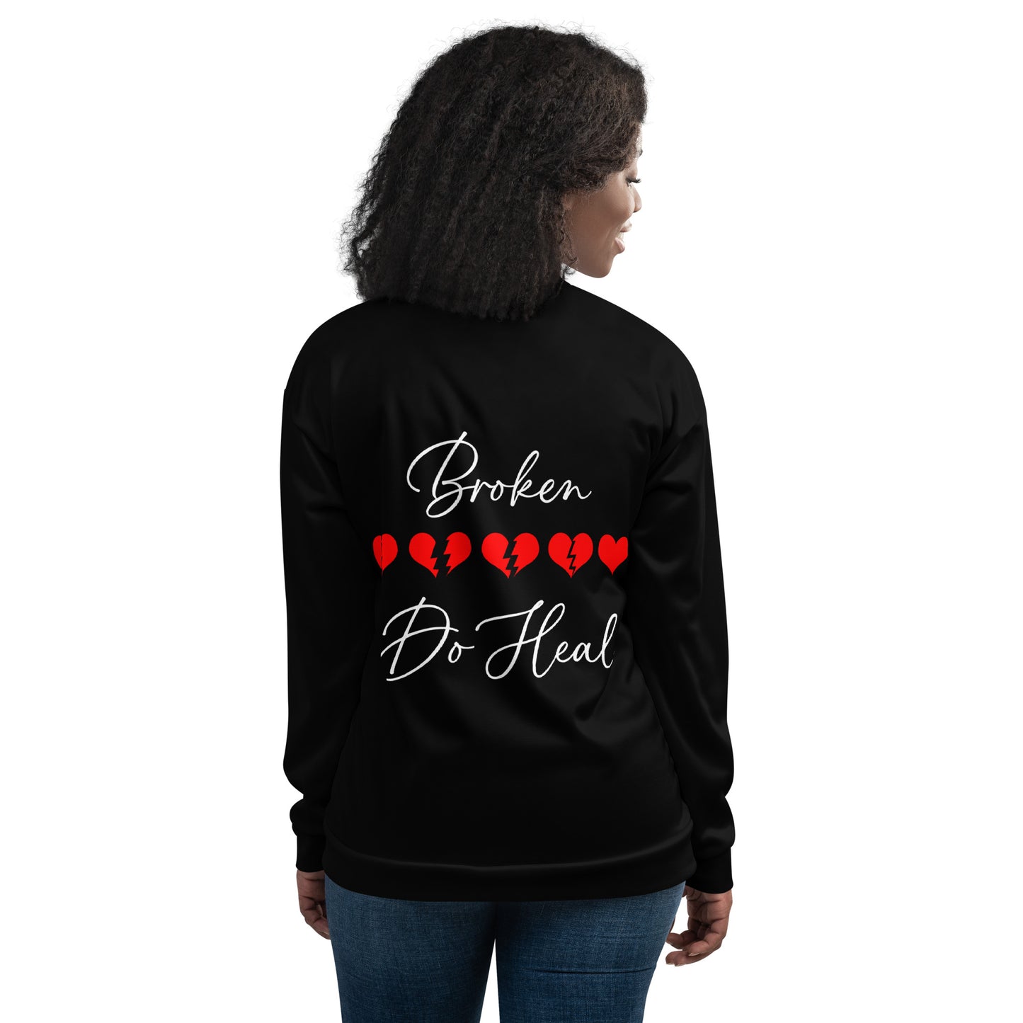 Broken Hearts Do Heal Unisex Bomber Jacket