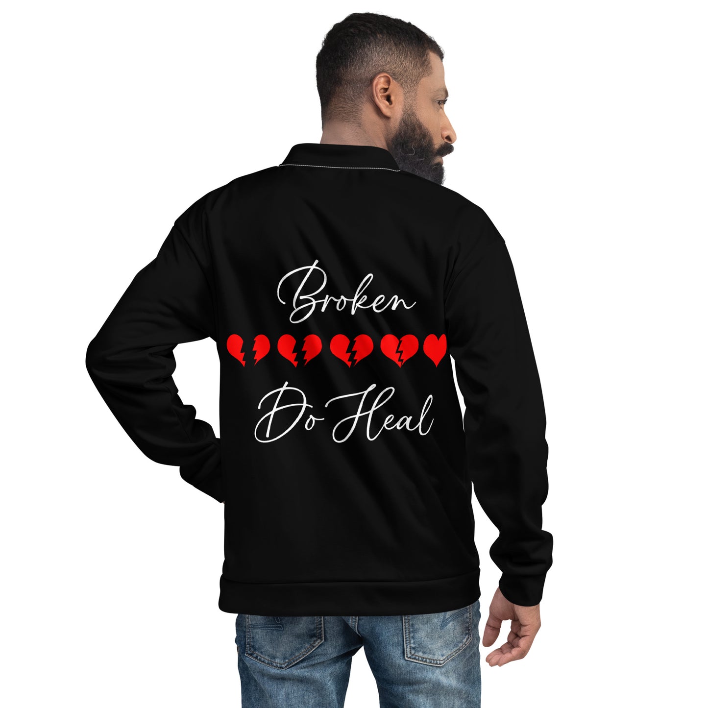 Broken Hearts Do Heal Unisex Bomber Jacket