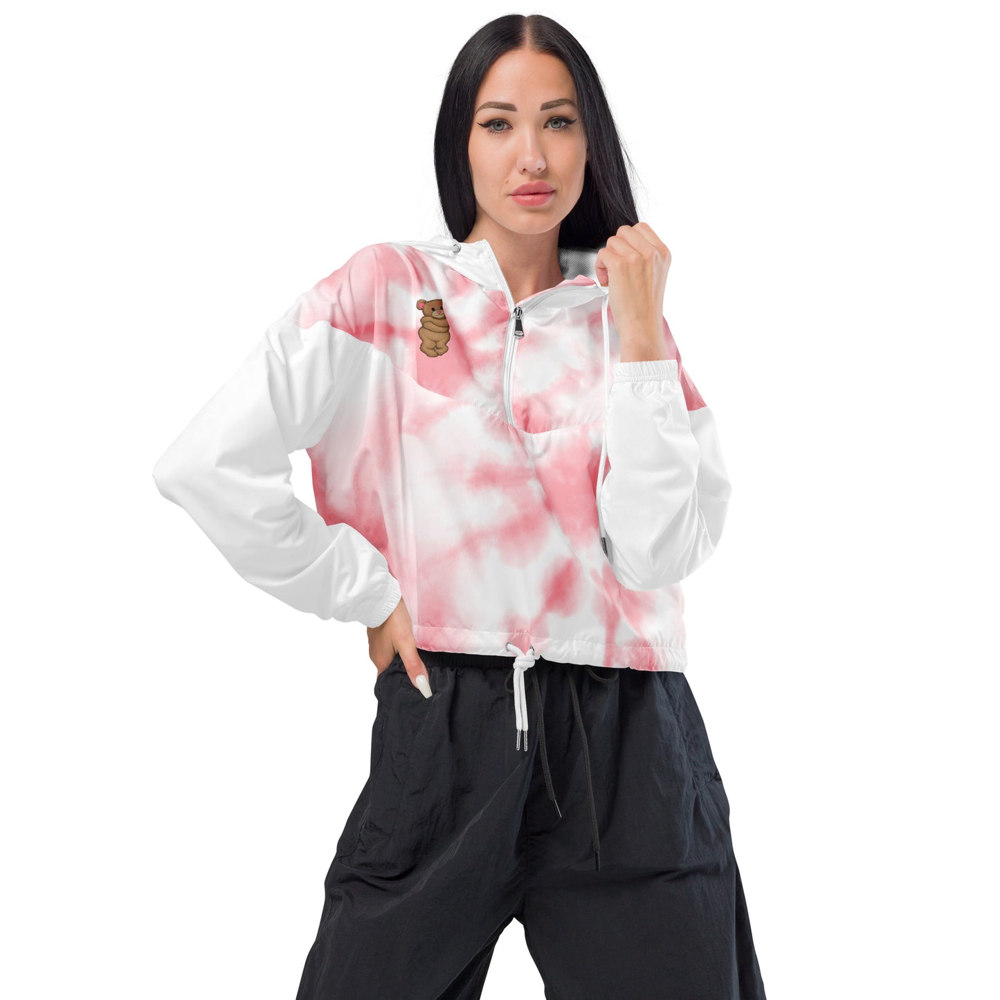 Bear Hug Women’s cropped windbreaker