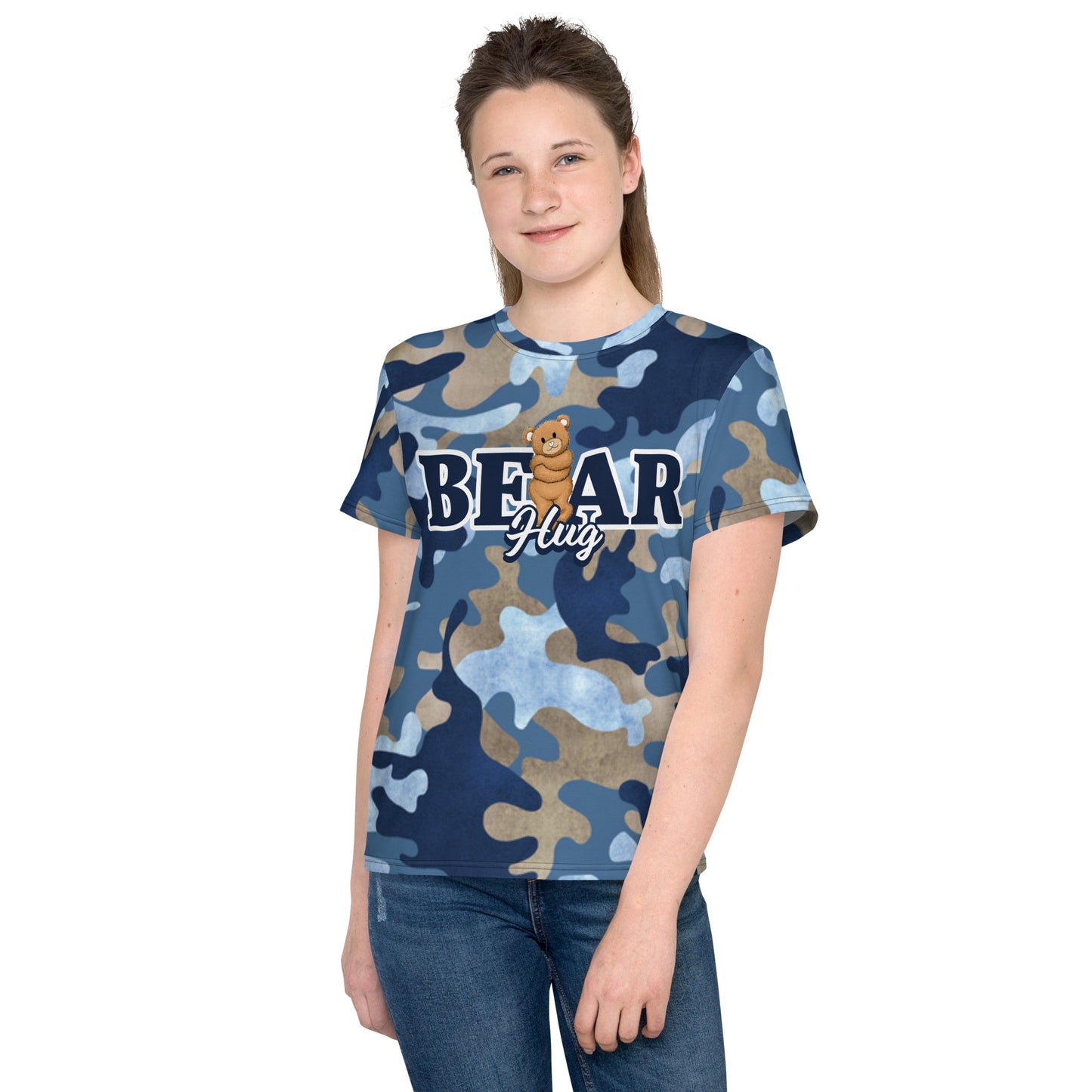 Bear Hug Youth crew neck t-shirt