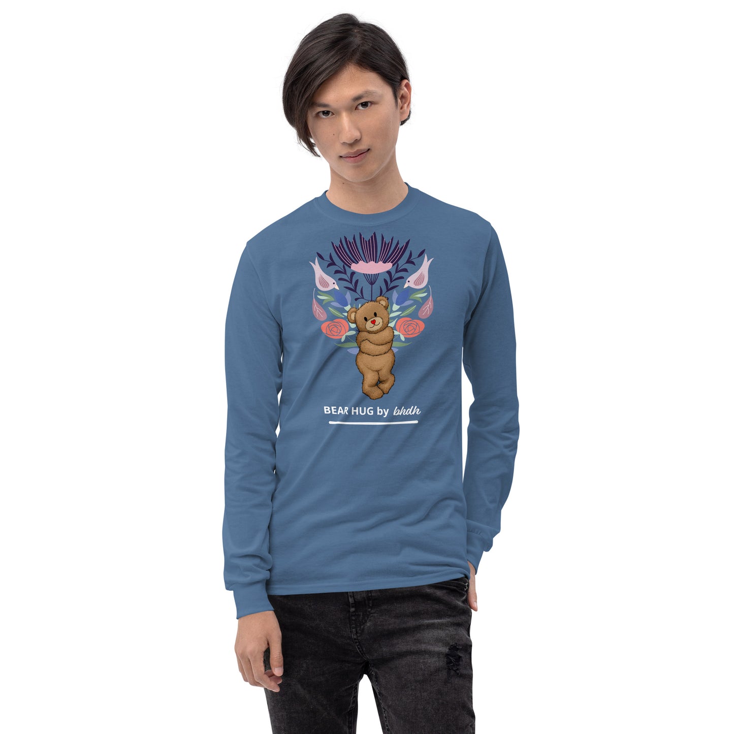 Bear Hug Graphic Long Sleeve Shirt