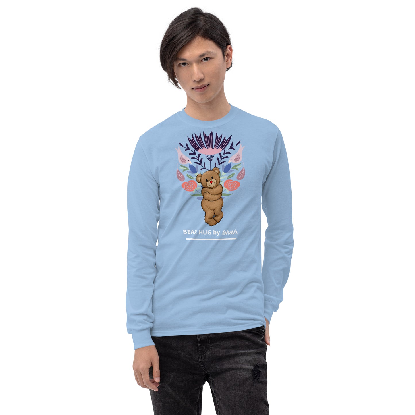 Bear Hug Graphic Long Sleeve Shirt