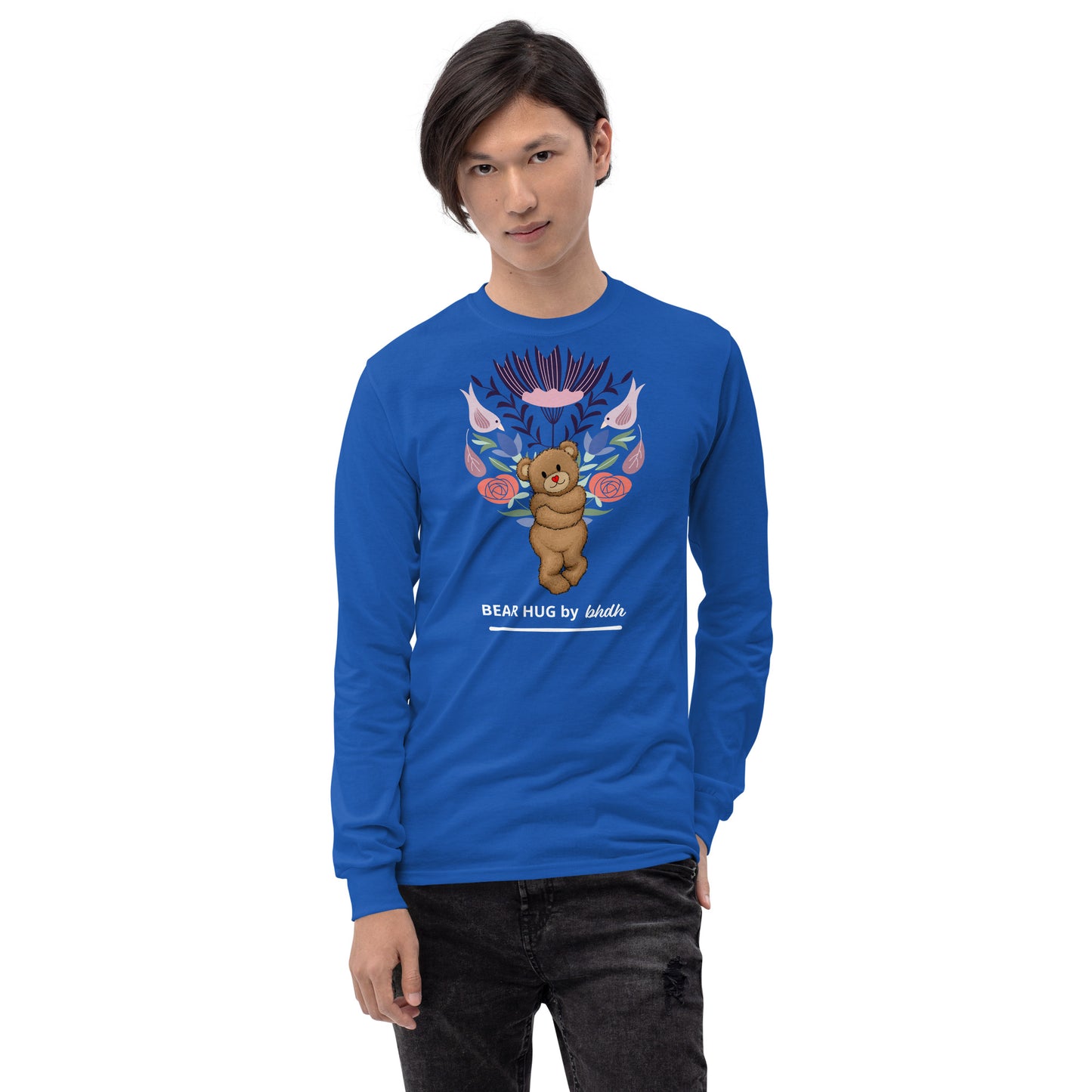 Bear Hug Graphic Long Sleeve Shirt