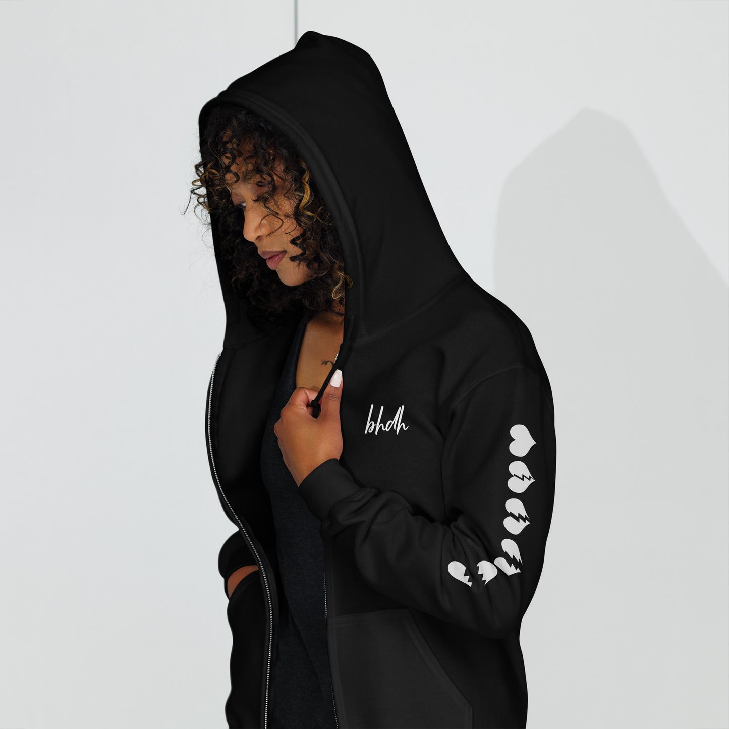 BHDH Unisex heavy blend zip hoodie