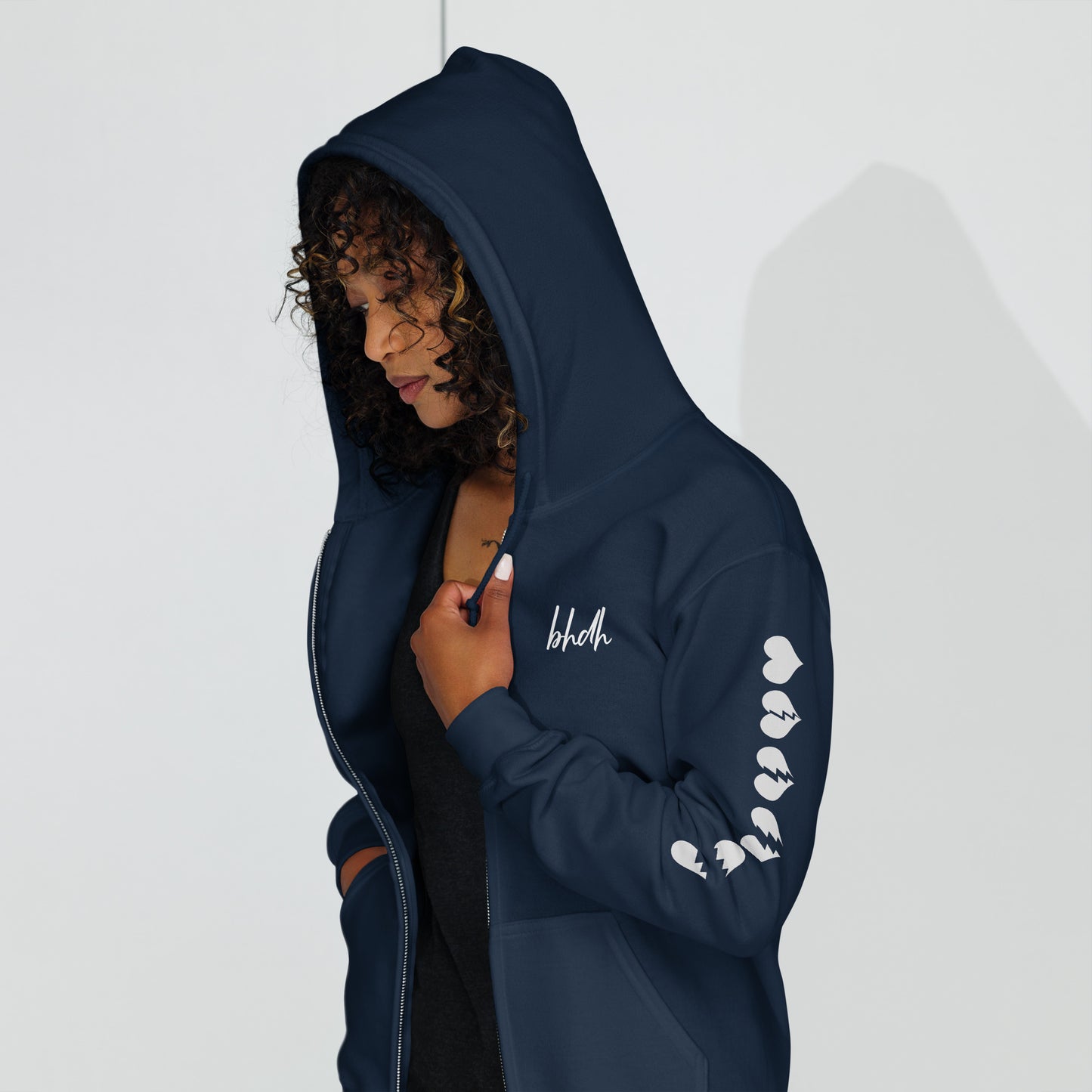 BHDH Unisex heavy blend zip hoodie