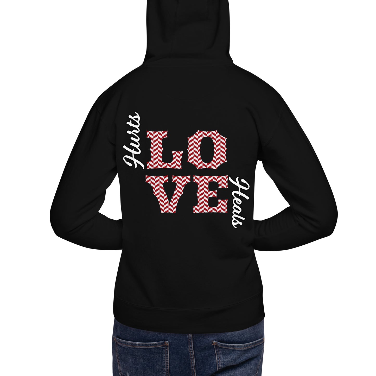 BHDH LOVE HURTS LOVE HEALS Unisex Hoodie