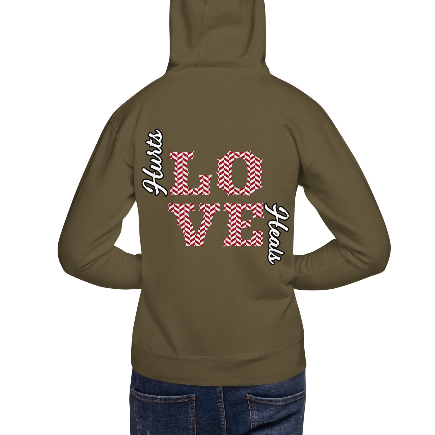 BHDH LOVE HURTS LOVE HEALS Unisex Hoodie