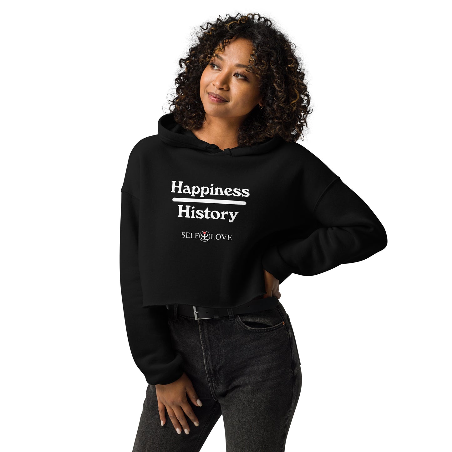 Self Love H/H Crop Hoodie