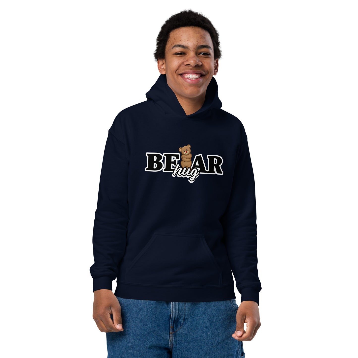 Bear Hug youth heavy blend hoodie