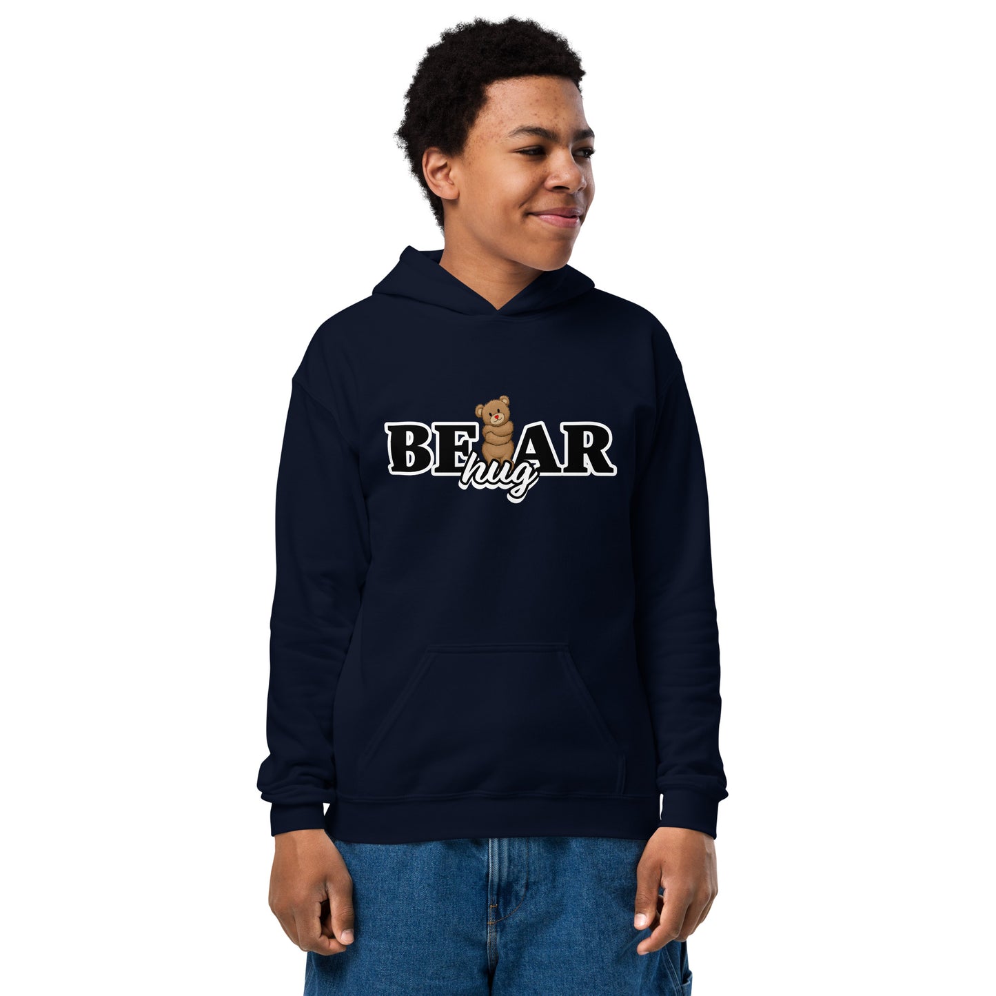 Bear Hug youth heavy blend hoodie