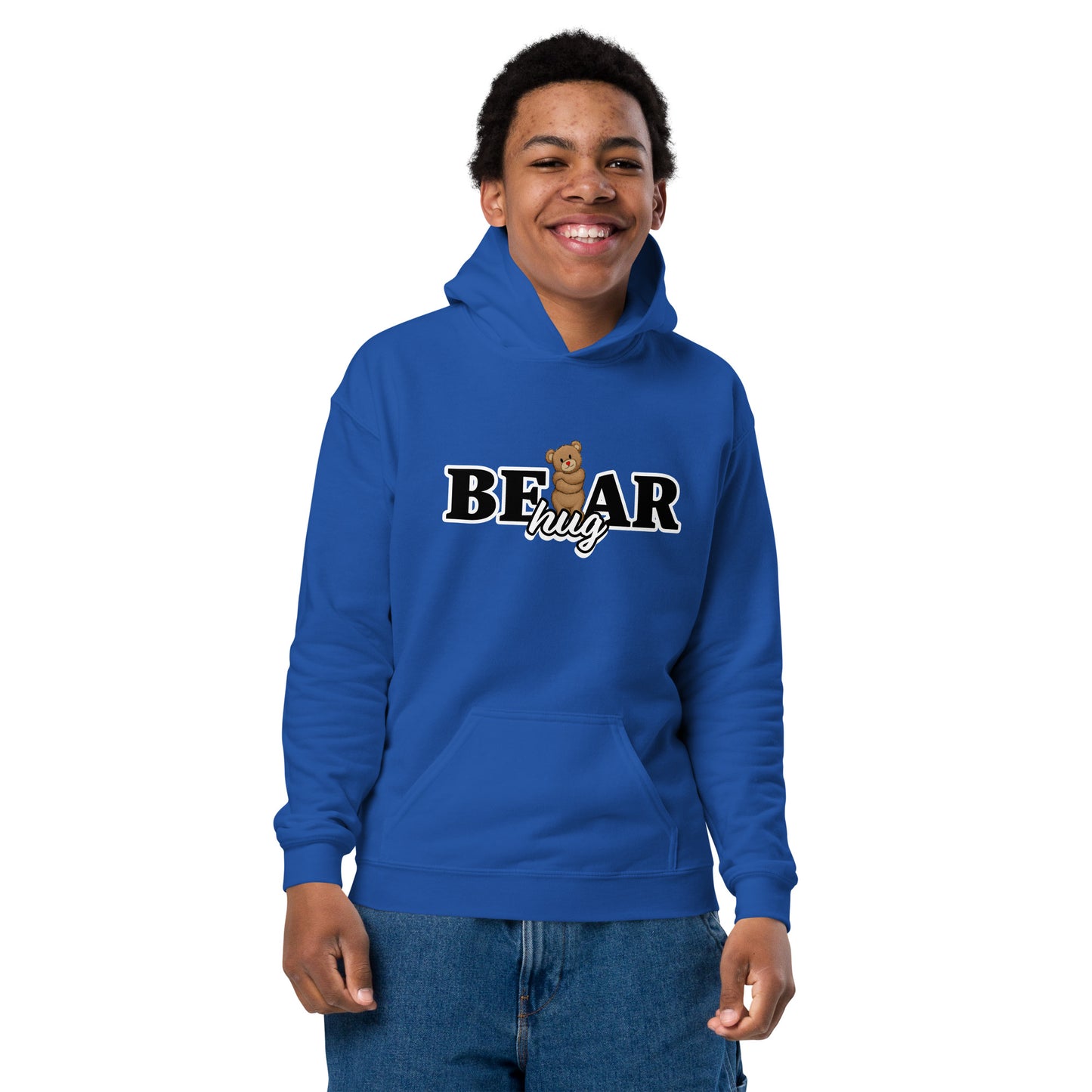 Bear Hug youth heavy blend hoodie