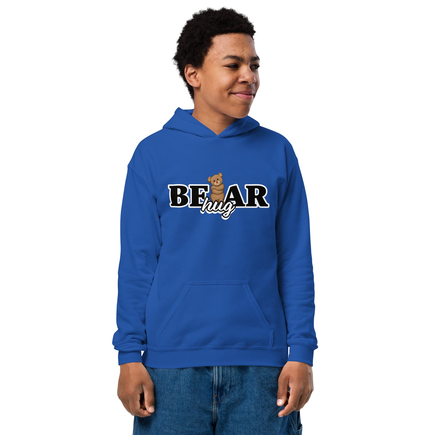 Bear Hug youth heavy blend hoodie