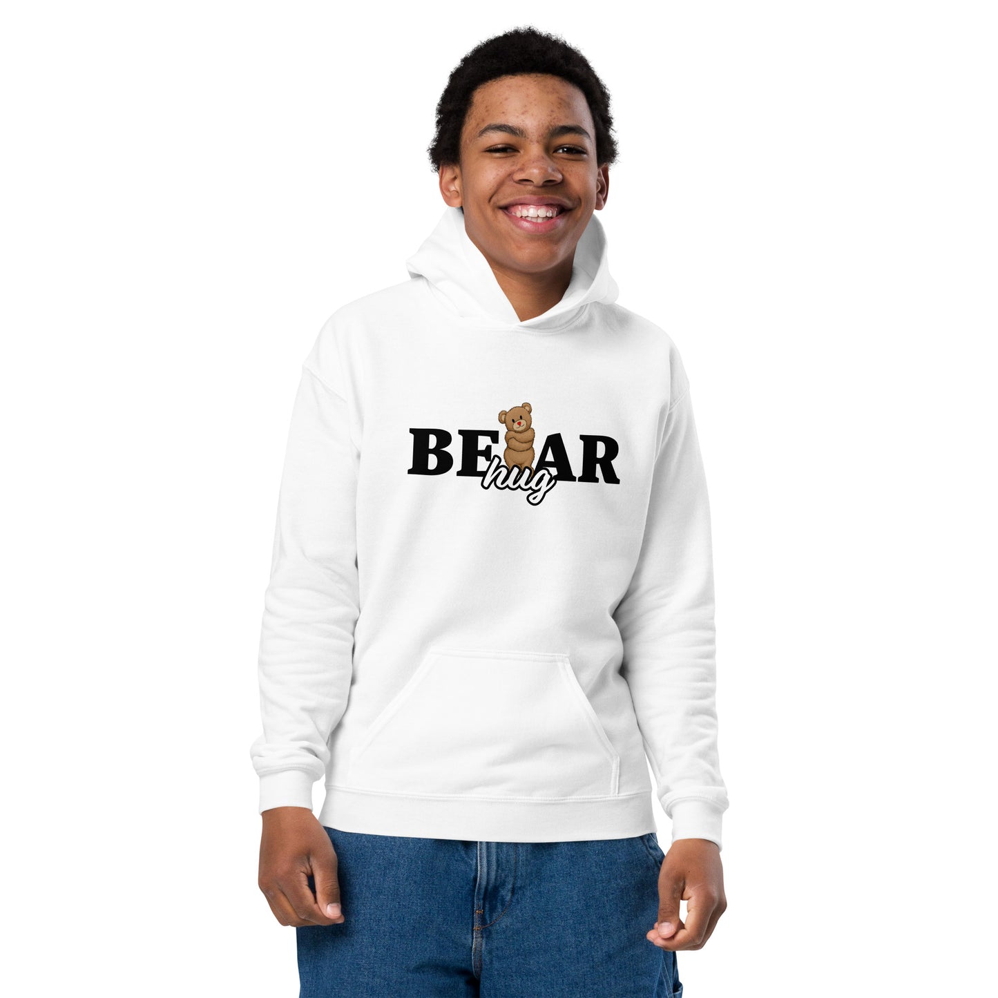 Bear Hug youth heavy blend hoodie