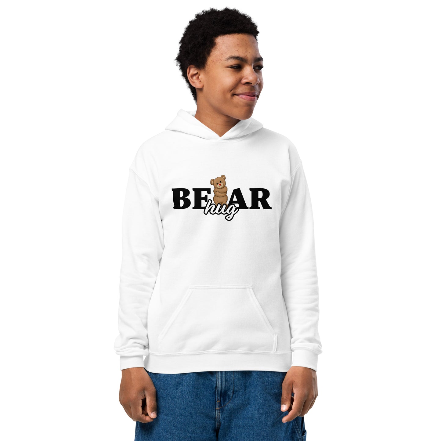 Bear Hug youth heavy blend hoodie